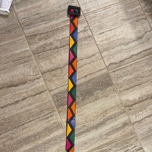 Catherine Dial Easley Geometric Colorful Belt